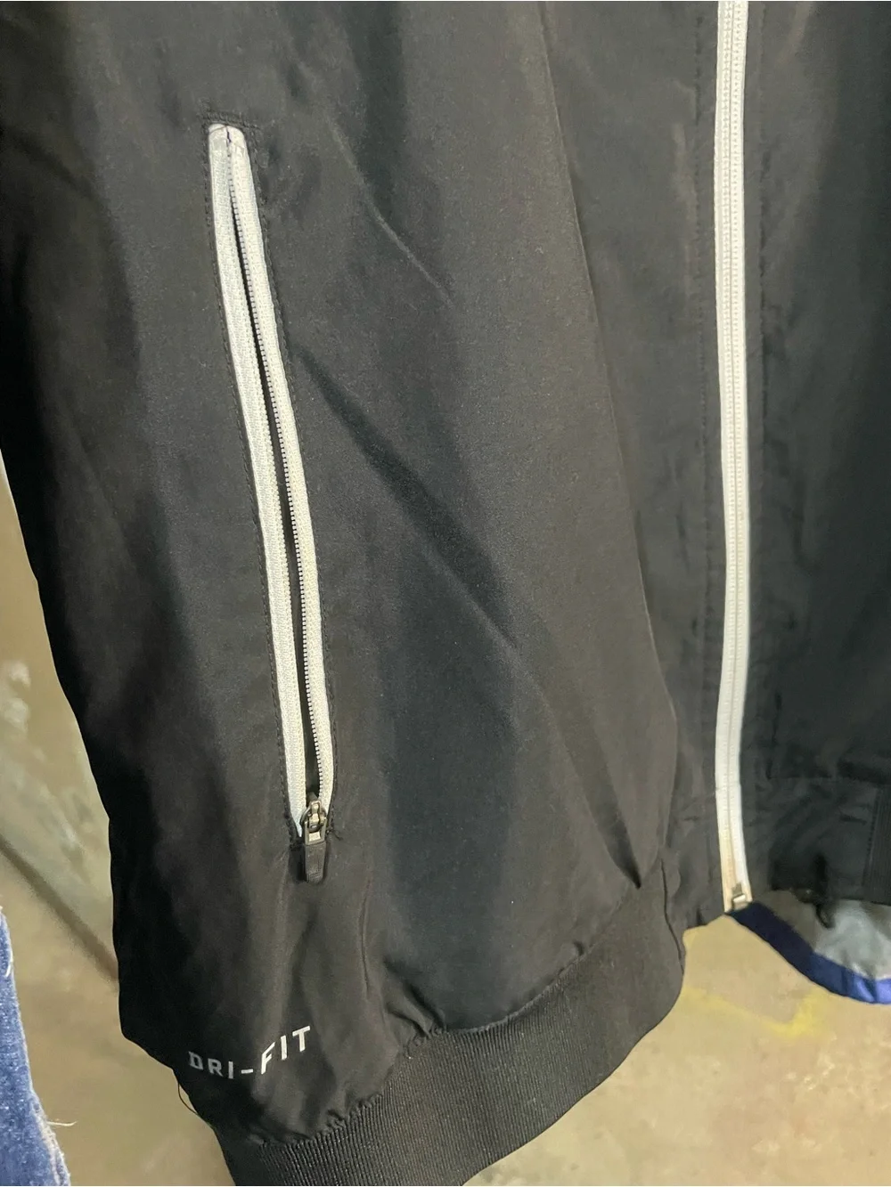 Nike Black UCF Dri-FIT Windbreaker with White Trim